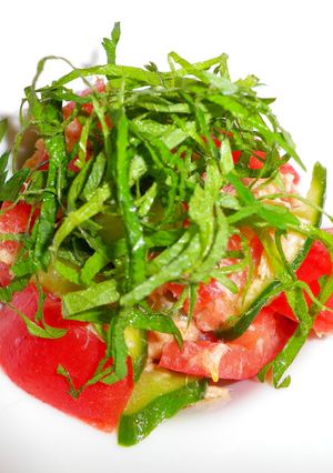 ツナと夏野菜の酢の物-レシピのメイン写真