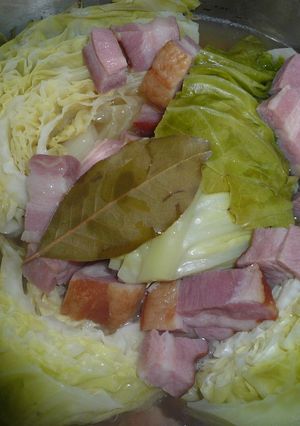 きゃべつとごろごろベーコン簡単煮-レシピのメイン写真