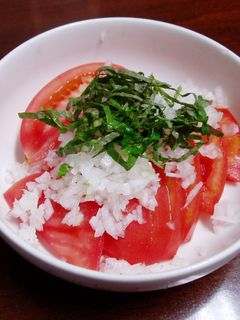 ✿簡単トマトと新たまねぎのサラダ✿-レシピのメイン写真