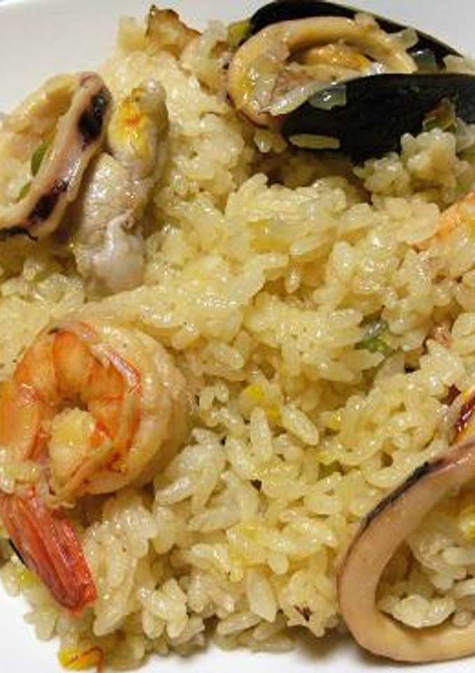 炊飯器で炊きこみ風パエリア-レシピのメイン写真