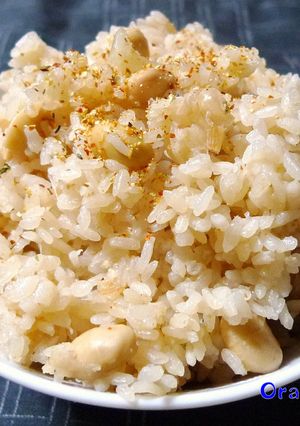 大豆とセロリの味噌バターご飯-レシピのメイン写真