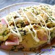 魚ニソとレタスのおから焼き
