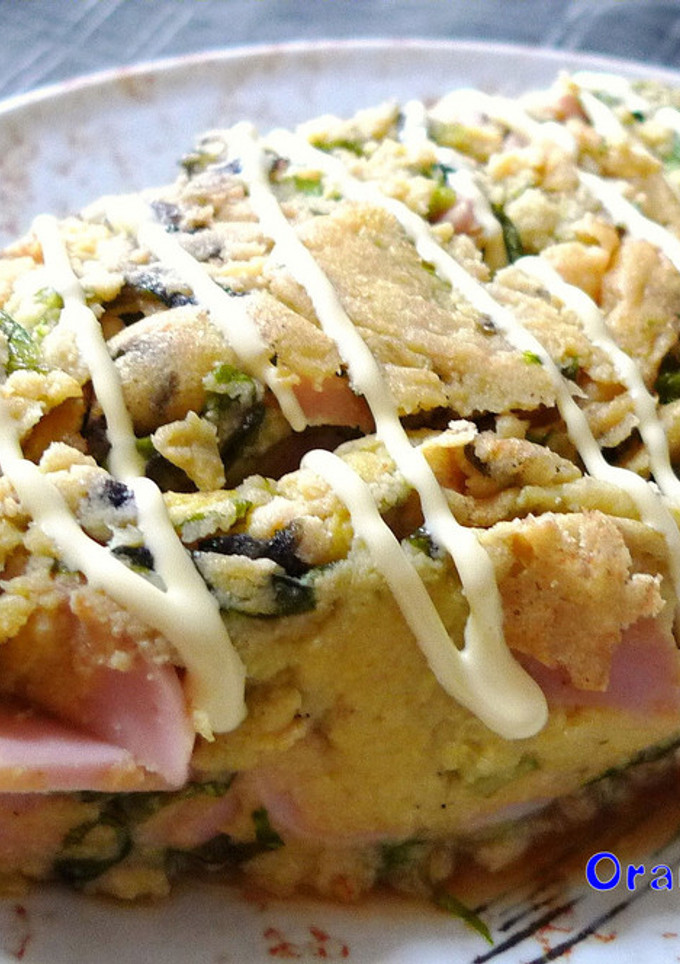 魚ニソとレタスのおから焼き-レシピのメイン写真