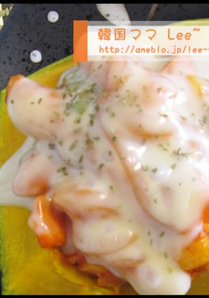 韓国トッポッキ～カボチャとチーズ♪-レシピのメイン写真