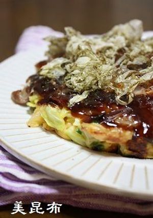 おぼろ昆布のせ◆フワフワお好み焼き-レシピのメイン写真