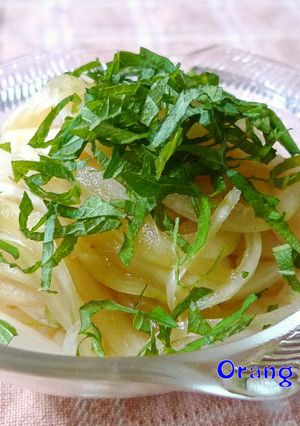 ECO✿かぼちゃ煮の煮汁で玉ねぎの浅漬け-レシピのメイン写真