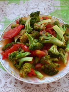 我が家の中華✿ブロッコリーとトマトの炒め-レシピのメイン写真