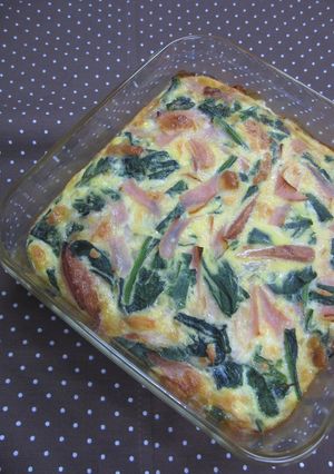 ほうれん草の簡単キッシュ-レシピのメイン写真