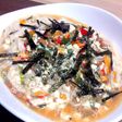 豆腐・納豆・卵と!簡単混ぜネバそうめん。