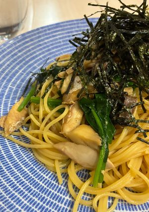 さばの和風バターパスタ-レシピのメイン写真