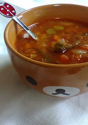 圧力なべで野菜スープ!セロリが苦手でも!-レシピのメイン写真