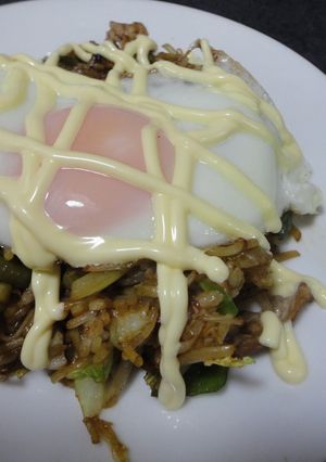 そばめし　～目玉焼きと共に生きる～-レシピのメイン写真
