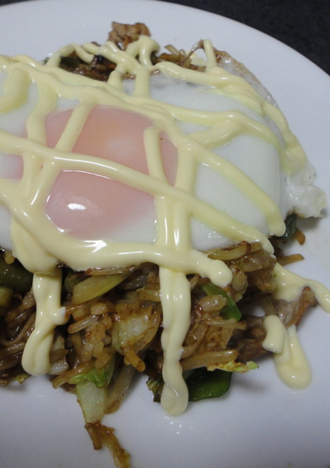 そばめし　～目玉焼きと共に生きる～-レシピのメイン写真
