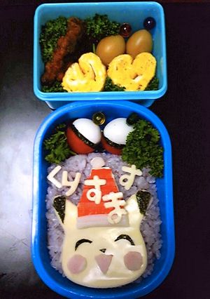 キャラ弁ポケモン！ピカチュウサンタ-レシピのメイン写真