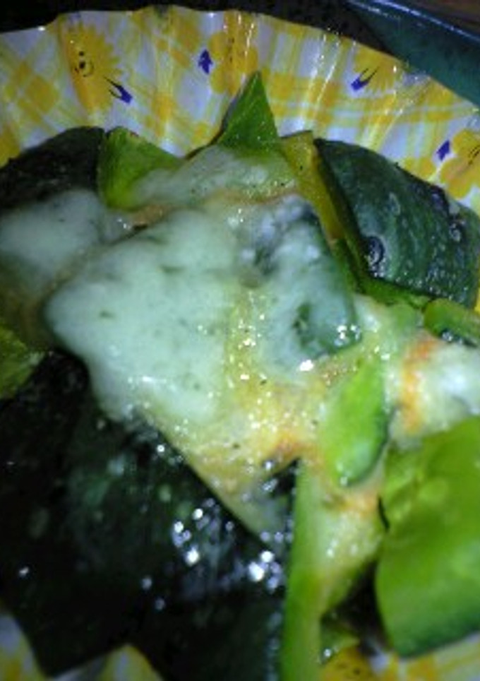 弁当に♪かぼちゃの皮のチーズ焼き☆-レシピのメイン写真