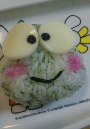 《キャラ弁》けろけろけろっぴ　おにぎり-レシピのメイン写真