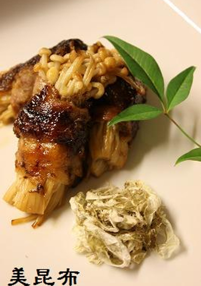大人気◆豚肉とおぼろ昆布でえのき巻き-レシピのメイン写真