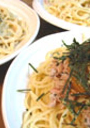 ツナ＆なめたけのパスタ-レシピのメイン写真