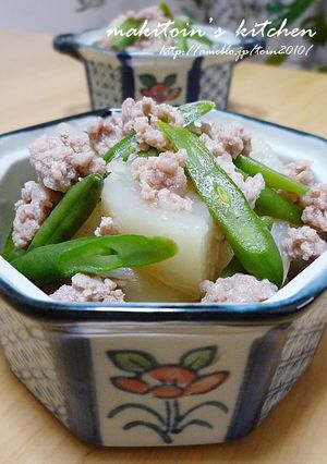 かぶとひき肉の煮物（すぐできる煮物）-レシピのメイン写真