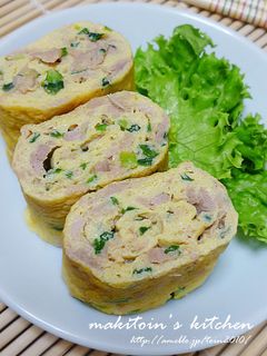 お弁当の…「おかずツナとネギの卵焼き」-レシピのメイン写真