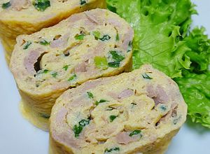 お弁当の…「おかずツナとネギの卵焼き」-レシピのメイン写真