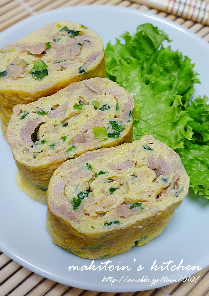 お弁当の…「おかずツナとネギの卵焼き」-レシピのメイン写真
