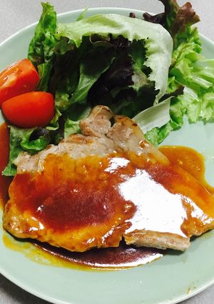 豚ロースソテー＊ケチャップでソース＊-レシピのメイン写真