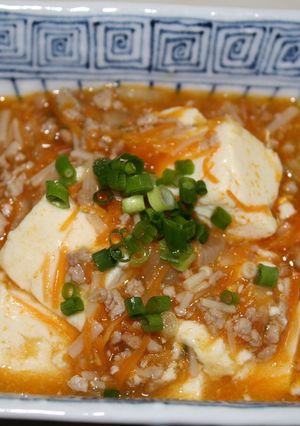 野菜不足解消に♪我が家のサラサラ麻婆豆腐-レシピのメイン写真