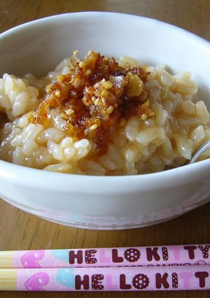 絶品☆食べるラー油on the卵かけご飯-レシピのメイン写真