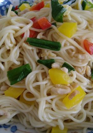 夏だ！カレーだ！炒めそうめん-レシピのメイン写真