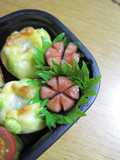 お弁当の隙間に❤シソ巻きウインナー
