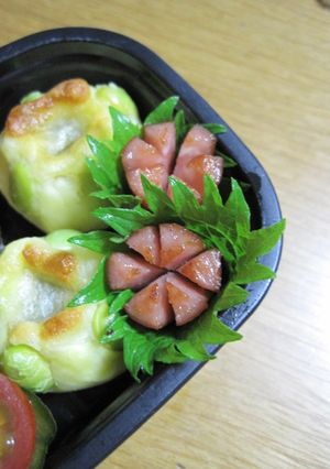 お弁当の隙間に❤シソ巻きウインナー-レシピのメイン写真