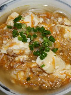 麻婆豆腐の翌日は☆マーボーうどん♪♪-レシピのメイン写真