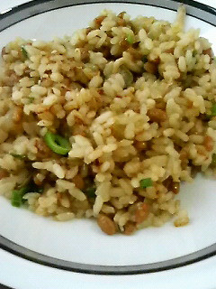 納豆嫌いでもok!簡単納豆リゾット-レシピのメイン写真