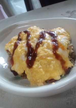 味噌だれオムライス-レシピのメイン写真