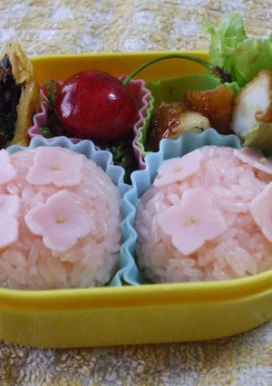 ＊あじさい弁当＊（キャラ弁）-レシピのメイン写真