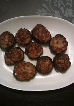 ピーマンの肉詰めー花型でかわいくー-レシピのメイン写真