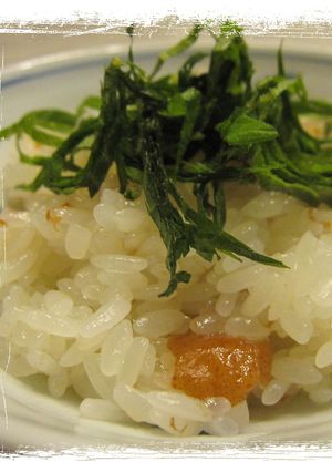 ☆レンジで簡単✿梅おこわ✿☆-レシピのメイン写真
