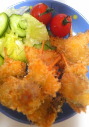 豚薄切り肉でミニ串かつ☆-レシピのメイン写真