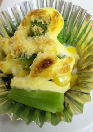 お弁当に★ブロッコリーのマヨ焼き-レシピのメイン写真