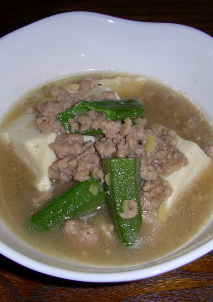 オクラと豆腐のとろとろ中華煮-レシピのメイン写真
