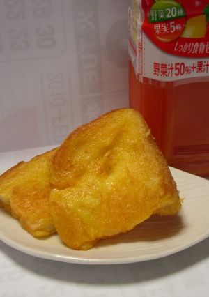 野菜ジュースdeフレンチトースト-レシピのメイン写真