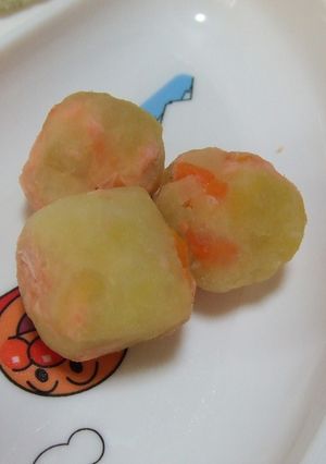 ☆離乳食　さつまいもコロコロ-レシピのメイン写真