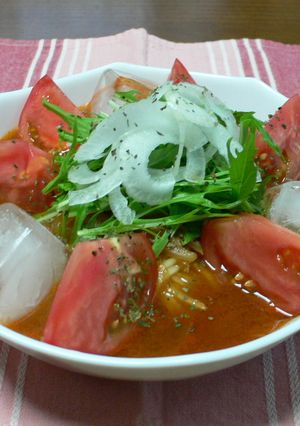 簡単冷製トマトラーメン。。☆☆-レシピのメイン写真