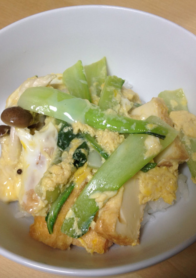 野菜と厚揚げの卵とじ-レシピのメイン写真