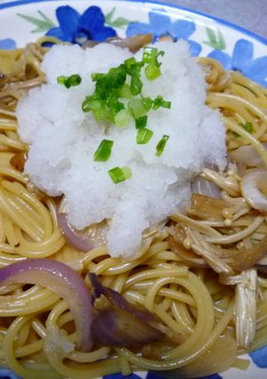大根おろしでサッパリ♬和風パスタ-レシピのメイン写真