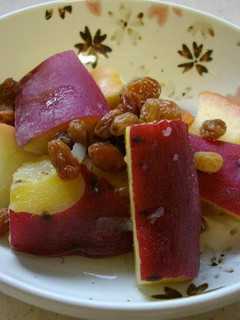 おさつとリンゴの甘煮-レシピのメイン写真
