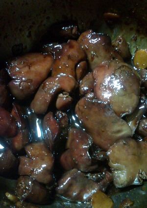 甘旨鶏レバー煮(｀д´)-レシピのメイン写真