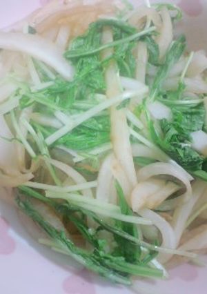 ★大根と水菜のめんつゆ生姜炒め★-レシピのメイン写真