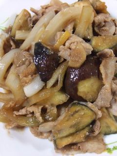 ☆なすと豚肉の甘辛炒め☆-レシピのメイン写真